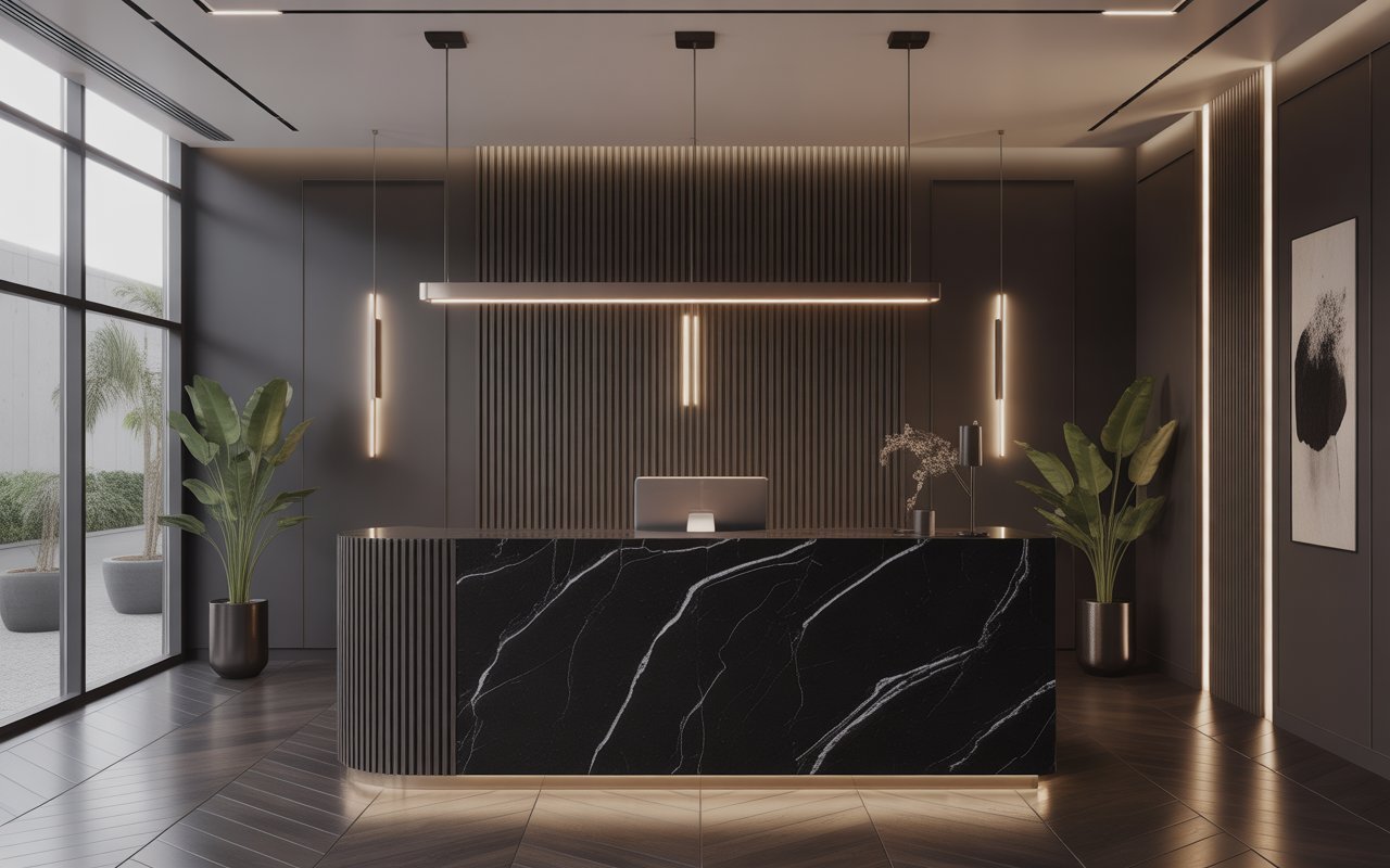 fitout work by solid surfaces dubai